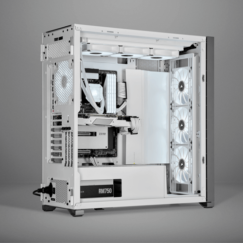Corsair ML120 LED Elite 120mm White LED Cabinet Fan (Single Pack - White Frame)